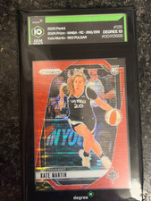 2024 Panini Prizm WNBA - Kate Martin #126 Red Pulsar Prizm /299 (RC)