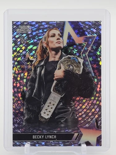 BECKY LYNCH 2026 TOPPS COSMIC CHROME WWE STARFRACTOR SP #SF-37 RAW Q4193