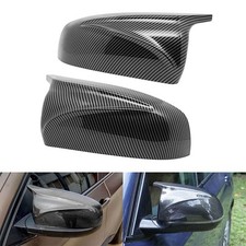 2x Spiegelkappe Au�enspiegelkappen Carbonfaser-Stil�f�r BMW X5 E70 2007-2013