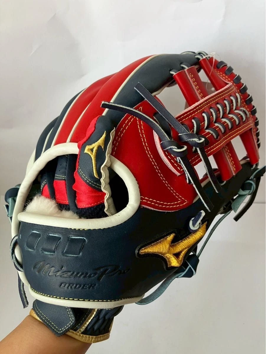 NEW] Mizuno pro 11.5 Infield Right Blue Red Custom Order HAGA