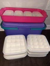Eagle CraftStor Craft Tote Modules Purple Pink Blue Storage Organizer  10 Case