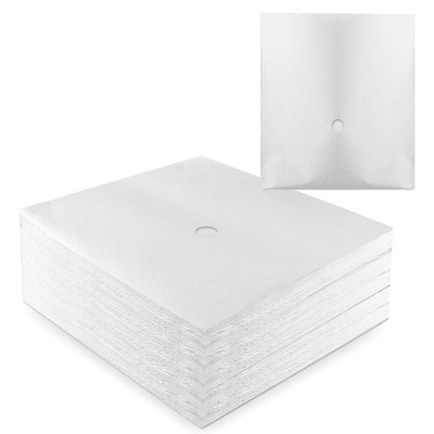 Ireer 100 Pcs Fryer Filter Paper Envelope Style 18.5 x 20.5 Inch, 1.5 Inch Hole 