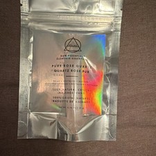 Aroma Raw Essentials Pure Rose Quartz 100% Natural Crystal Massage Wand