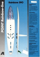 Windsurfing-Ausrüstung komplett Board + Rigg (Mast, Mastfuß, Gabelbaum, Segel)