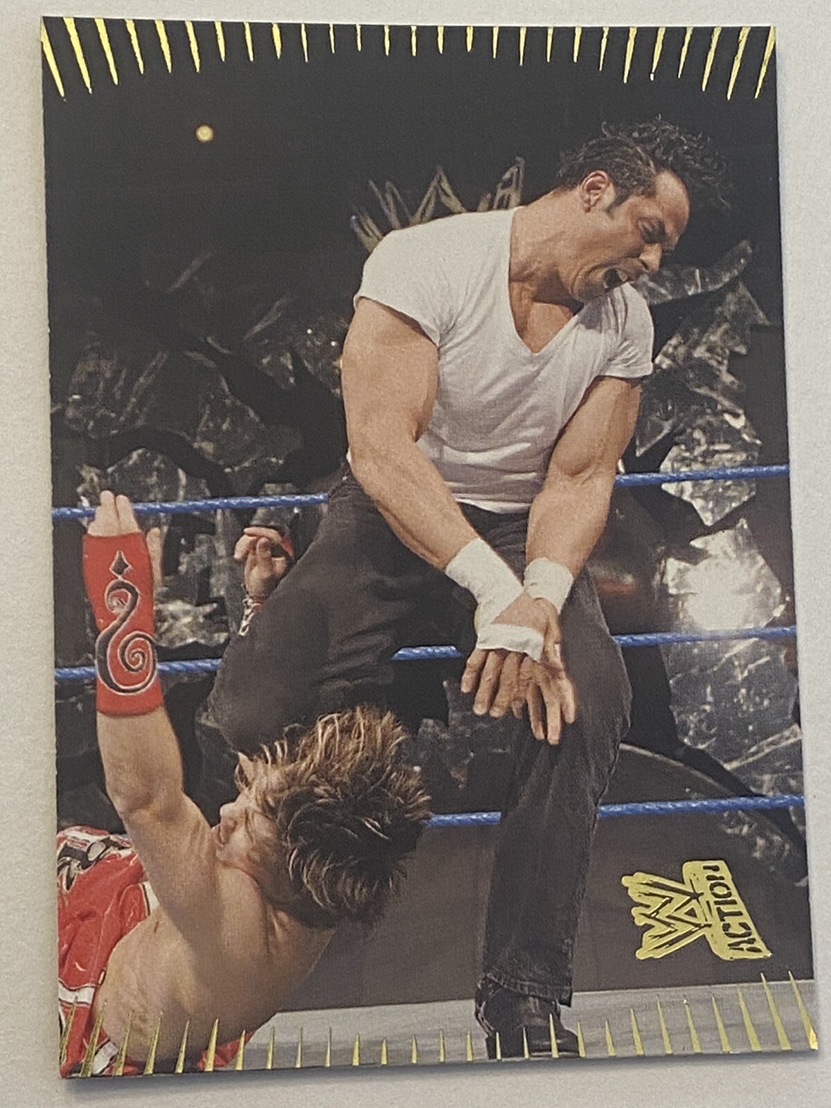 2007 Topps WWE Action Deuce #34 Wrestling Trading Card E7069