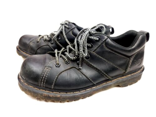Zapatos Dr. Martens Finnegan Docs Gruesos Derby Cuero Negro EE. UU. Hombres 10/Mujer 11 - Imagen 4 de 10