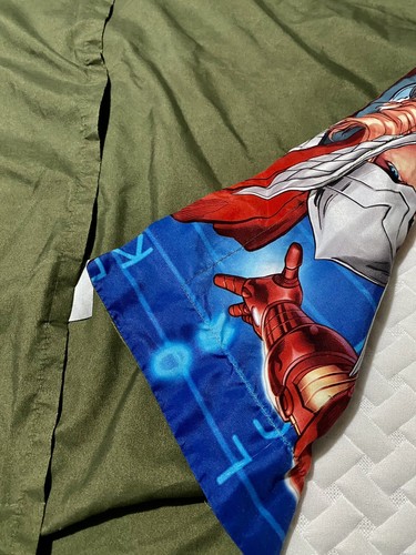Avengers Pillowcase Hulk Iron Man Thor Captain America Marvel - Picture 7 of 8