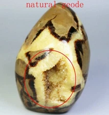 Natural Dragon Septarian Calcite Geode QUARTZ Crystal Free-form Stone Healing