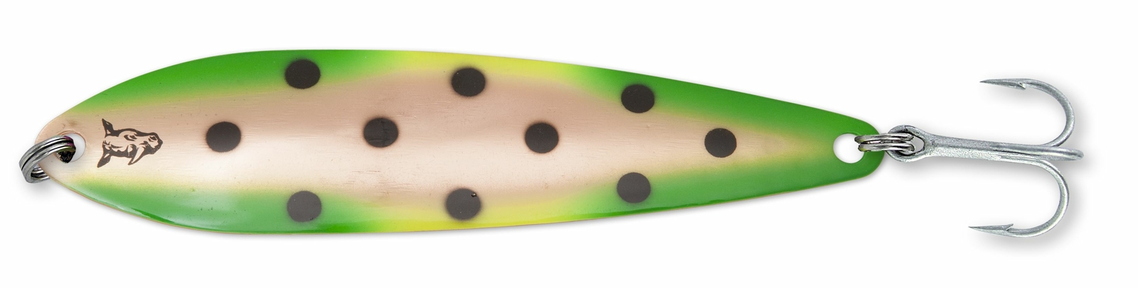 Блесна для ловли лосося-носорога Doctor L pulled frog Trollingblinker 31 г 132 см 2790₽