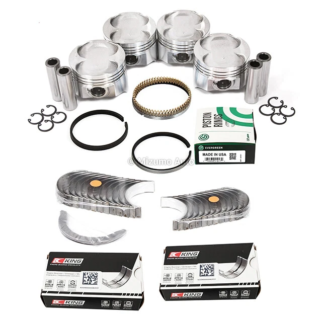 Rodamientos de varilla principal de pistones aptos para 98-01 Chevrolet Metro Suzuki Swift 1.3 SOHC 16V Foto 2 de 4