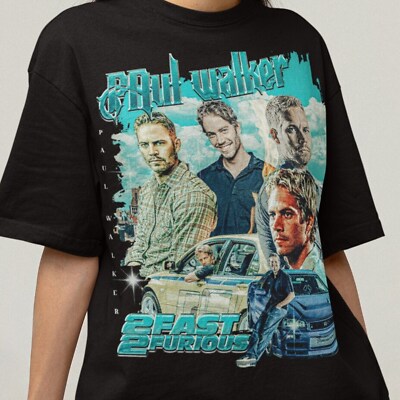 Paul Walker Retro 90s Shirt, Paul Walker Tee, Car Lover Shirt, Paul Walker Fan M