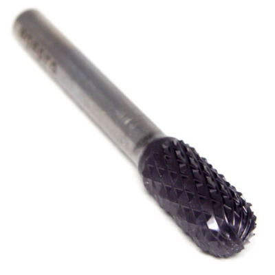 SGS PRO Carbide Cylinder with Radius Burr 3/8'' Double Cut SC-3 10310