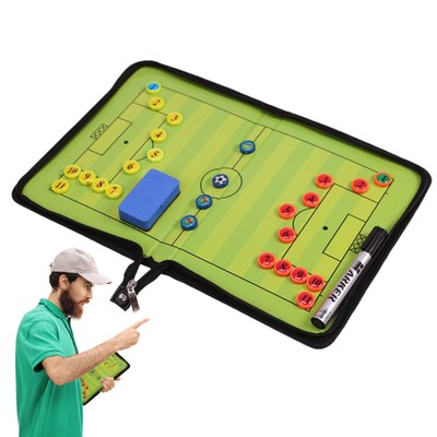 1* Soccer Board,Magnetic Strategy Board for Football Coaching and Soccer Tactics