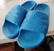 Adidas Adilette 22 Slides Blue Bird size 12 NEW No Box/Tag IF3662 Yeezy Bone