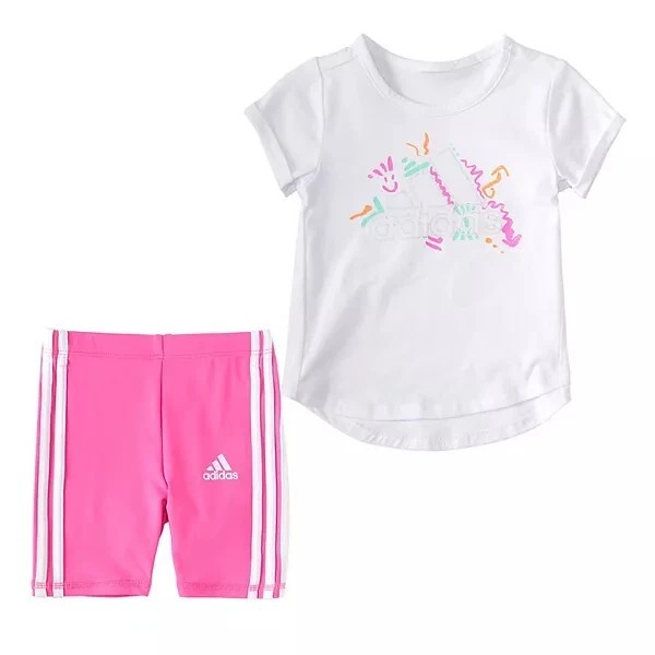 Adidas outfit clearance for baby girl