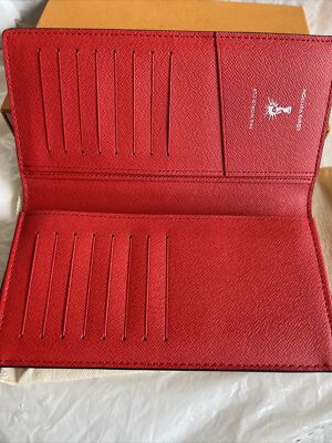 ★激レア★　ルイヴィトン　エピ　ポルトフォイユ　ブラザ　FIFAワールドカップ Authentic Louis Vuitton Brazza Red Leather Limited Edition FIFA