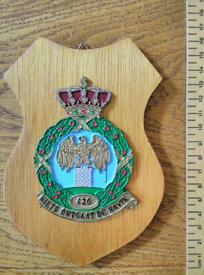 KLu Royal Dutch Air Force Mess Plakette 4th Missile Group 4GGW 420 Raytheon Hawk