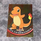 1999 Topps Pokémon T.V. Charmander #4 Blue Logo Holo Rare TCG Card Holographic
