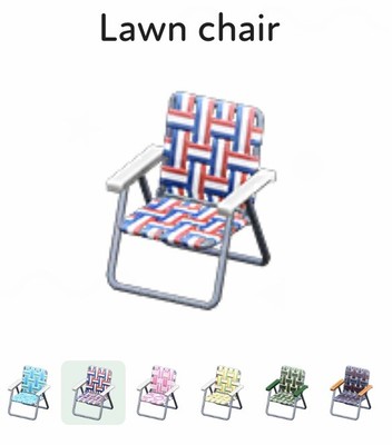 animal crossing lawn chair