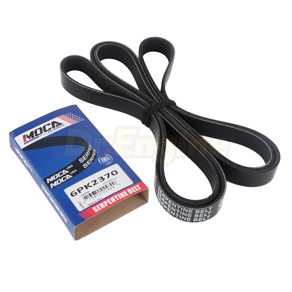 Serpentine Belt Component Kit For 07-12 Chevrolet Malibu Pontiac G6 Saturn Aura - Image 4 of 4