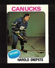 1975-76 HAROLD SNEPSTS #396 ROOKIE NM-MT+ OPC Key LAST In Set NHL Hockey Card RC