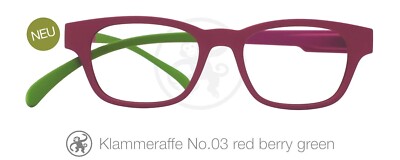 Klammeraffe #3 Woody Lesebrille Neckholder Brille zum Umhängen by EYE-NET