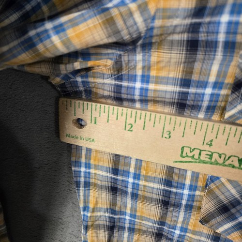 Lacoste shirt Modern Fit Button Up Long Sleeve Mens 42 (fits like a Large) Plaid - Picture 8 of 13