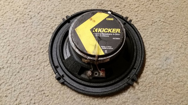 KICKER CS65 Car Audio Speakers 6 1/2 