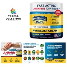 Arthritis Pain Relief Cream 7 oz, Maximum Strength Deep Penetrating Relieving...