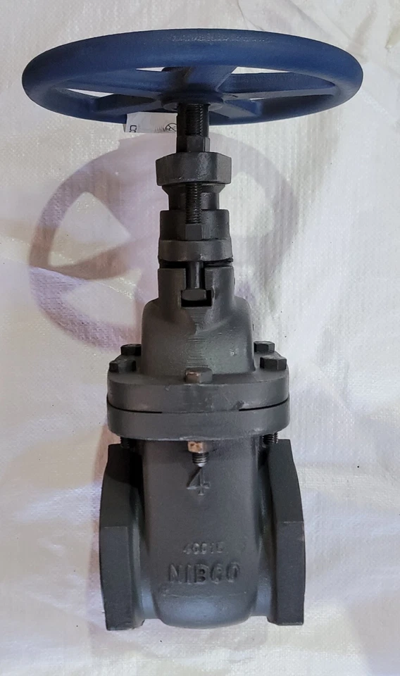 NIBCO 4" T-619 CLASS 125 NON-RISING STEM CAST IRON THREADED GATE VALVE NLAC00H - Image 2 of 4