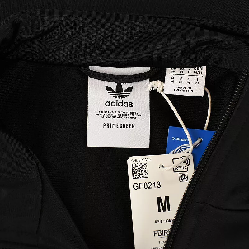 NWT Jacket FIREBIRD TT MEDIUM ADIDAS Track eBay Mens | Black ORIGINALS Primegreen