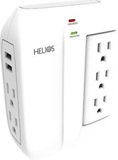 Ethereal Helios AS-HP-5R Wall Tap with Swivel Outlets - White