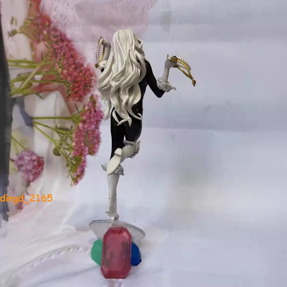 Nueva Estatua Bishoujo Gato Negro PVC Figura de Acción Modelo 10"" Adorno Regalo de Navidad Foto 4 de 4