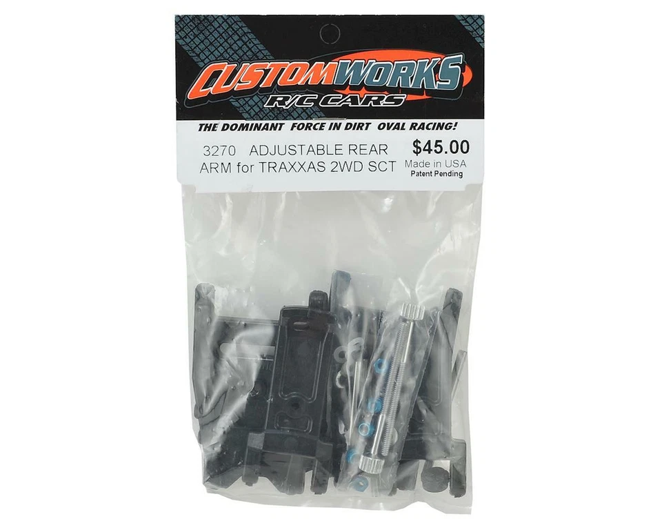 Custom Works Dirt Oval Adjustable Rear Arm Kit for Traxxas Slash [CSW3270] - Image 2 of 2
