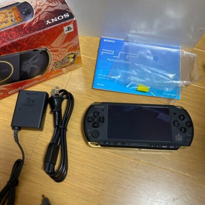 Sony PSP 3000 Monster Hunter 3rd Limited Edition w/Box Charger