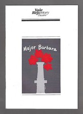 Bernard Shaw "MAJOR BARBARA" Barbara Baxley / Roy Cooper 1983 Yale Rep Playbill Bernard Shaw "MAJOR BARBARA" Barbara Baxley / Roy Cooper 1983 Yale Rep Playbill