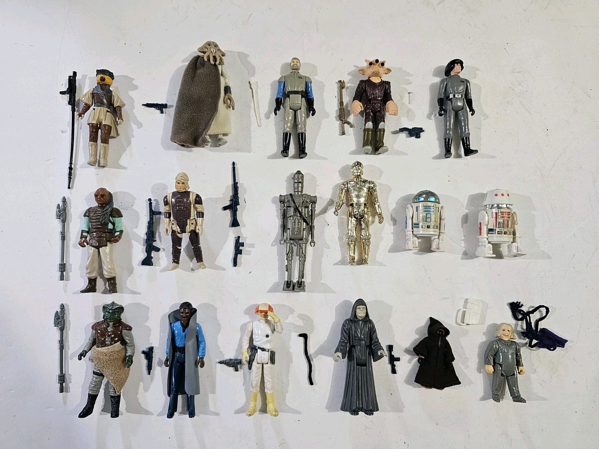 Vintage Kenner Star Wars Action Figure Lot Of 17 Plus