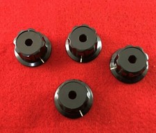 4 PC VINTAGE DAKA WARE RADIO HAM AUDIO GUITAR AMP POINTER KNOB 1/4" USA NOS
