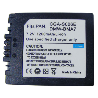 Caricabatterie Sottile USB Per Panasonic Lumix CGA-S006 - Compatibile DMC-FZ35, FZ38, FZ50
