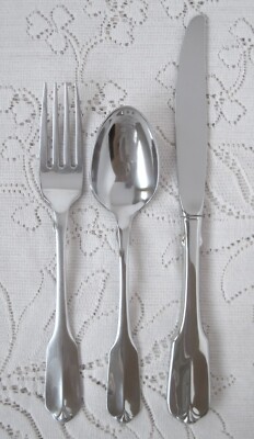 WM A ROGERS / Oneida Stainless Flatware Gloria / Montclair 3 Pieces