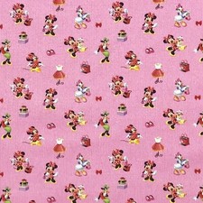 DD011 - 100% COTTON DIGITAL PRINT FABRIC - MINNIE MOUSE & FRIENDS