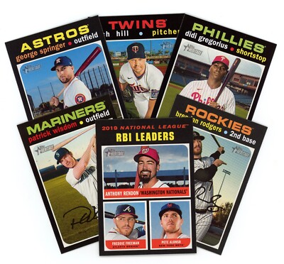 2020 Topps Heritage NM+ - Your Choice