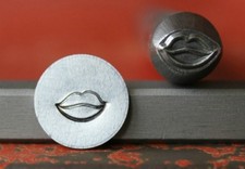SUPPLY GUY 7mm Kissing Lips Metal Punch Design Stamp SG375-46, Made in the USA