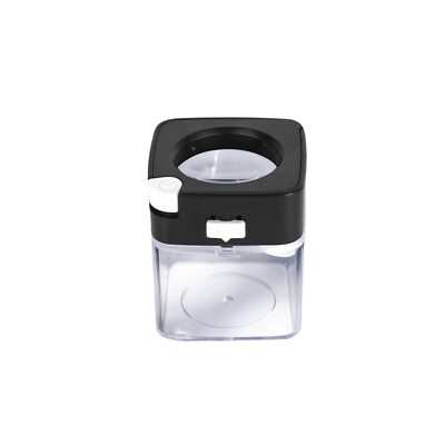 Smokus Focus BLACK Comet Infinity 2020 LED Magnifying Display Mini Stash Jar