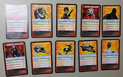 Top Trumps Star Wars Rebels 30 Card Pack Lucasfilms Ezra Zeb Inquisitor - Picture 4 of 6