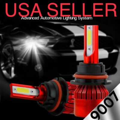 SUPER PURPLE 9007 LED Headlight Conversion Kit HID 15k 15000k Light Bulbs 2X HB5
