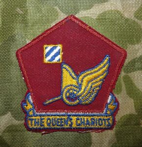U.S.Army 3rd Infantry 35TH TRANSPORTATION BTTN THE QUEEN'S CHARIOTS PATCH