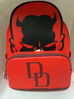 Marvel Daredevil Loungefly Bag Red Backpack Purse Handbag  display picture 3