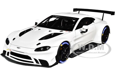 2018 ASTON MARTIN VANTAGE GTE LE MANS PRO WHITE 1/18 MODEL CAR BY