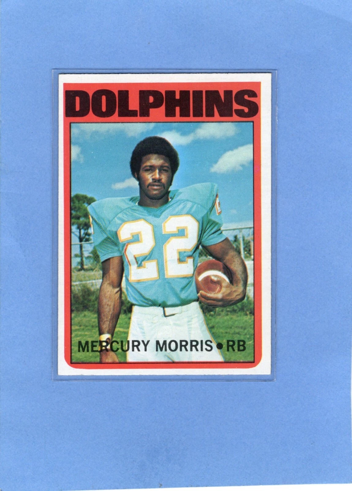 Mercury Morris trading card